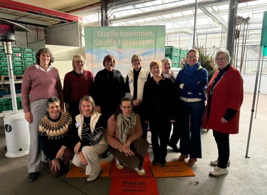 Het team rond de nieuwe campagne 'Het Jaar van de Boerin'