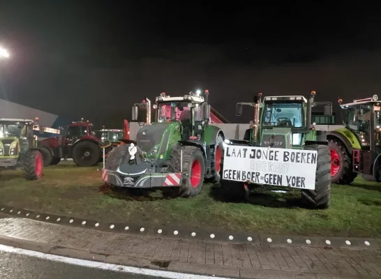 Boze boeren blokkeren de cargozone van Brussels Airport