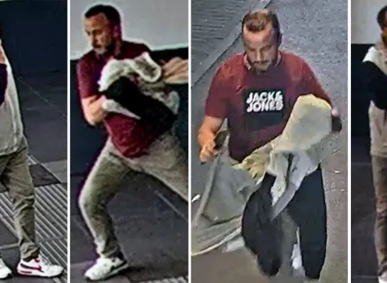 De politie is op zoek naar deze man die betrapt werd op voyeurisme in de damestoiletten van het treinstation in Liedekerke