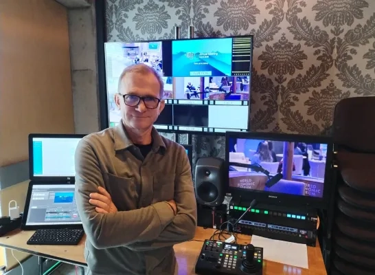 Gravity Media Belgium verzorgt de televisieproductie van het World Economic Forum