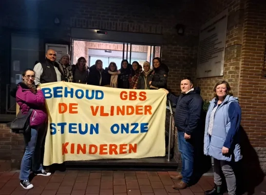 protest verhuis De Vlinder Pajottegem