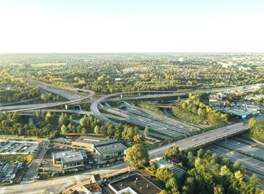 Zo zal de toekomstige R0xE40-knoop in Sint-Stevens-Woluwe eruit zien na de herinrichting van de R0 Zone Zaventem. Die moet volgens woordvoerder Marijn Struyf van de Werkvennootschap een oplossing bieden voor alvast één van de zwarte verkeerspunten.  