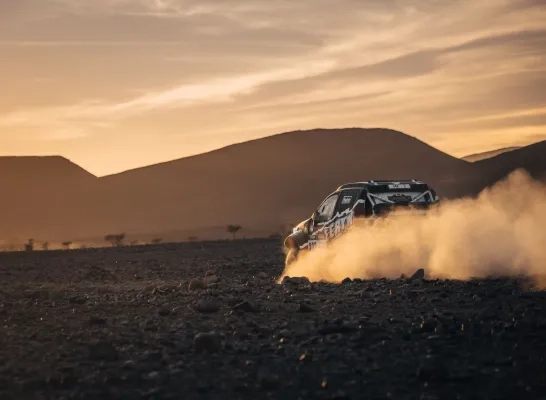 Koen Wauters en Tom De Leeuw in de Africa Eco Race