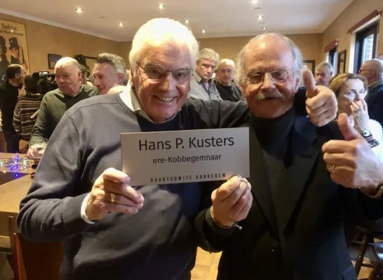 Hans Kusters werd in 2024 ereburger van Kobbegem