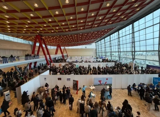 De Aviato Jobfair in de Skyhall op Brussels Airport