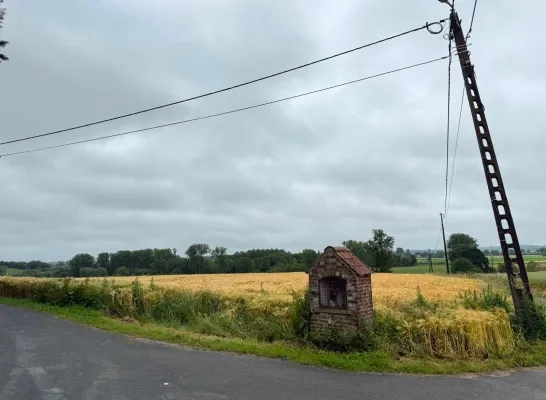 Op deze plek in Sint-Pieters-Kapelle wil Spark Power een windturbine maken