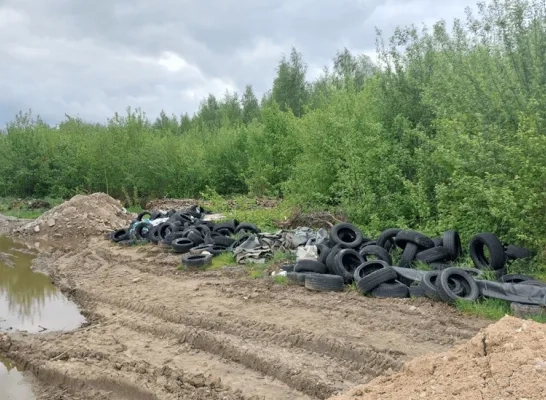 Een sluikstort langs de Oude Keulseweg