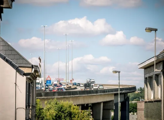 Het viaduct van Vilvoorde Het viaduct van Vilvoorde