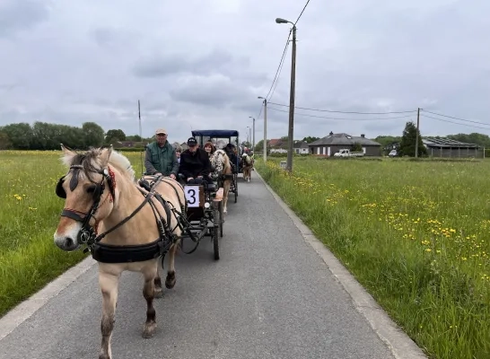 Al voor de 22ste keer trekken de bewoners van Ons Tehuis Brabant met paard en kar door Kampenhout