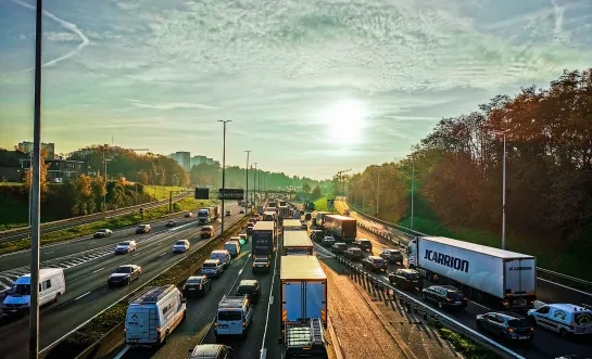 File op de Ring rond Brussel