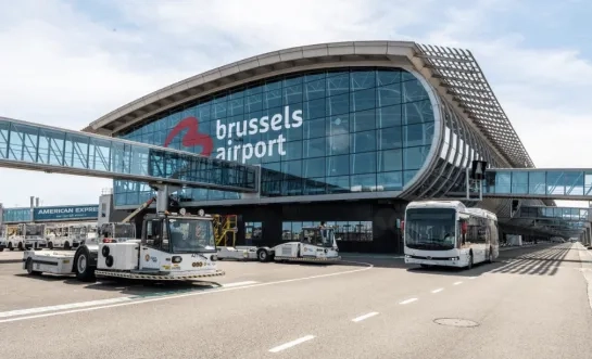 De luchthaven in Zaventem