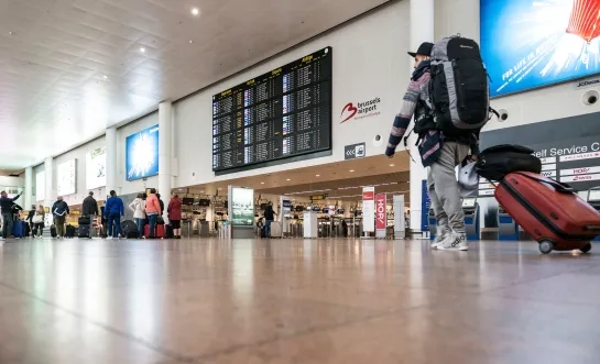 Inkomhal Brussels Airport