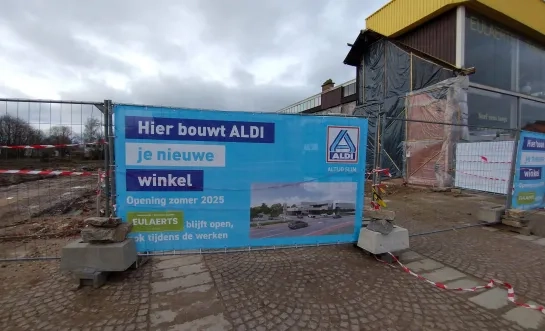 Toekomstige Aldi in Nossegem