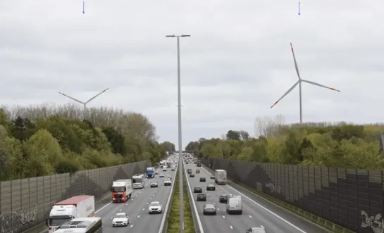 Komen er deze keer wel windturbines langs de E40?