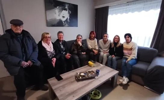 De gedupeerde bewoners van de woonblokken in de Reystraat