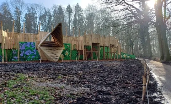 De vernieuwde Speelvogel speeltuin in provinciedomein Huizingen