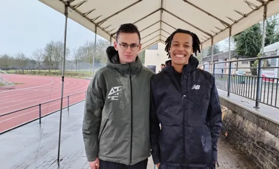 rechts op de foto: Elliot Vermeulen