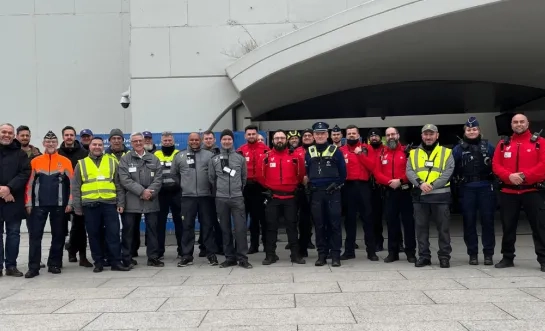 Tal van veiligheidsdiensten sloegen de handen in elkaar