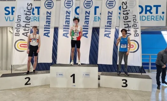 De podiumplaatsen bij de U23