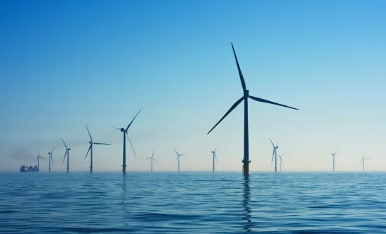 Windturbines op zee