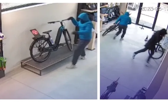 Camerabeelden fietsendiefstal Zaventem