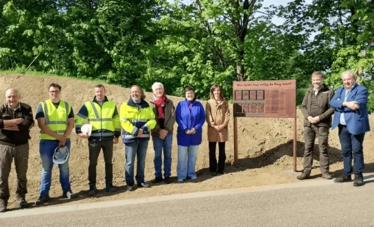 Feestelijke opening van het ecorecreaduct De Priorij in Hoeilaart