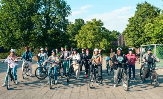 Beerselse fietsers op hun stalen ros