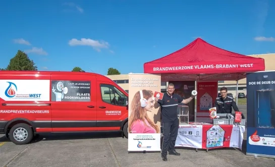 Een voertuig voor de brandpreventieadviseurs van de Brandweerzone Vlaams-Brabant West
