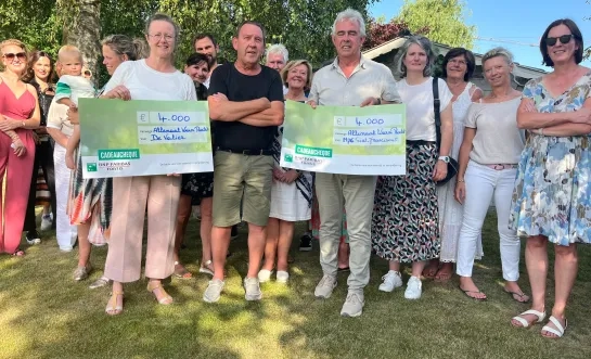 8.000 euro van Allemaal Warm Rockt voor 2 goede doelen