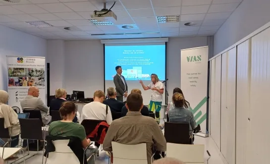 Persmoment Vias in UZ Brussel