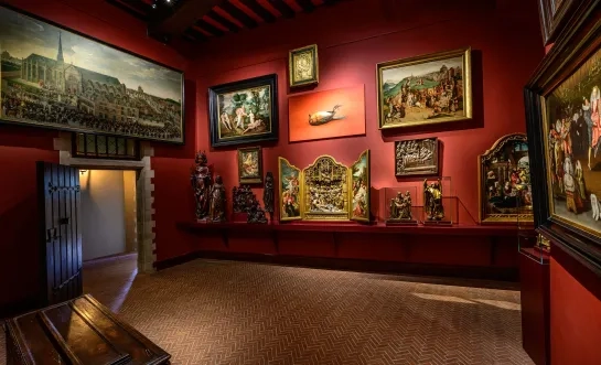 Het Kunstkabinet in het Kasteel van Gaasbeek
