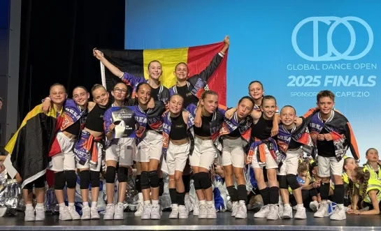 Dansschool Giants uit Beersel pakt prijzen op Global Dance Open in Engeland