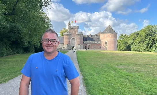 Stefaan uit Opwijk wandelt de Dodentocht ten voordele van het Berrefonds