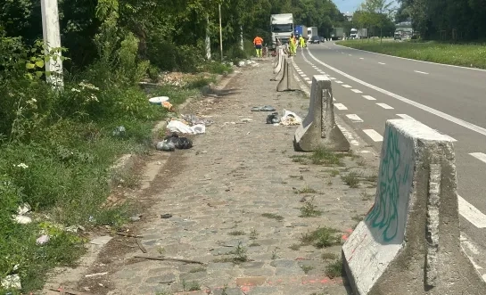 Witte blokken op de Vilvoordselaan moeten sluikstorters ontmoedigen