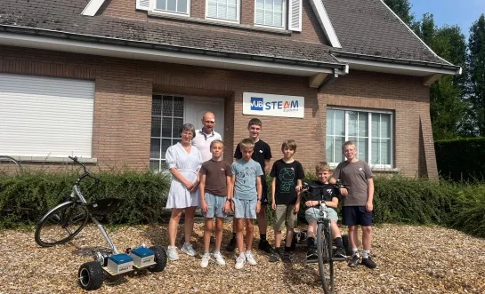 Een STEAM-driewielerkamp in Oetingen