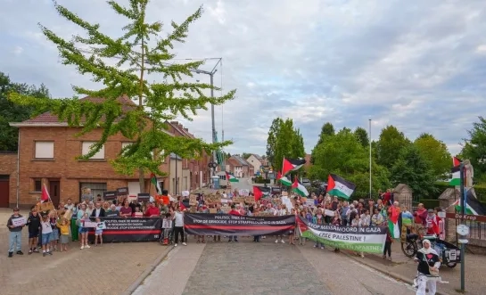 100 dagen na elkaar Gaza-protest in Kampenhout