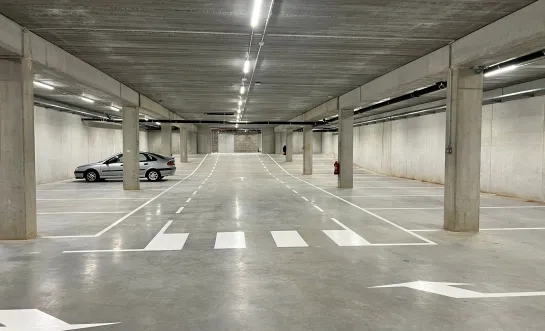 Nieuwe ondergrondse parking KunstAs in Asse open