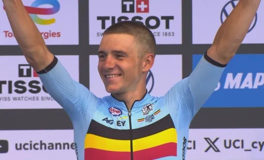 Opnieuw zilver voor Remco Evenepoel op EK wielrennen op de weg in Frankrijk