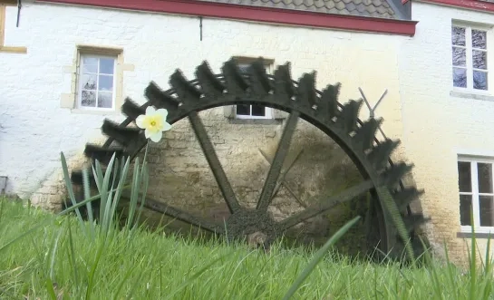 Het waterrad van de Oyenbrugmolen