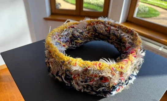 Kunstwerk op de expo van Zonnelied voor Week van de Verbeelding