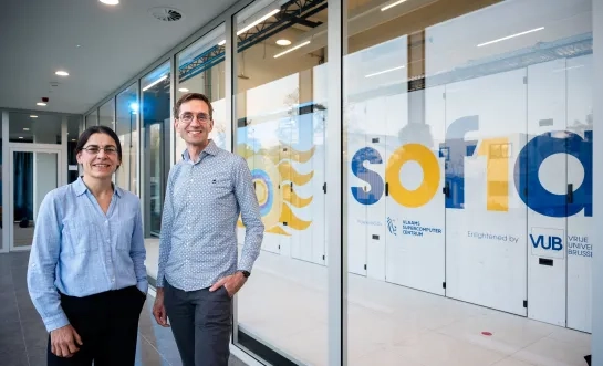 VUB huldigt in Zellik nieuwe supercomputer Sofia in