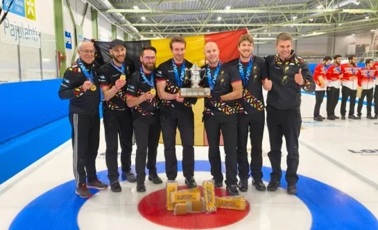Belgisch curlingteam wint in Finland EK B-divisie