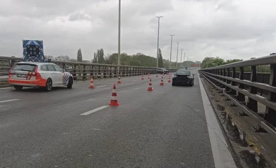 Ongeval op de E40 in Kraainem in de richting van Leuven