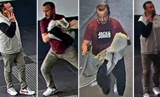 De politie is op zoek naar deze man die betrapt werd op voyeurisme in de damestoiletten van het treinstation in Liedekerke