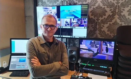 Gravity Media Belgium verzorgt de televisieproductie van het World Economic Forum