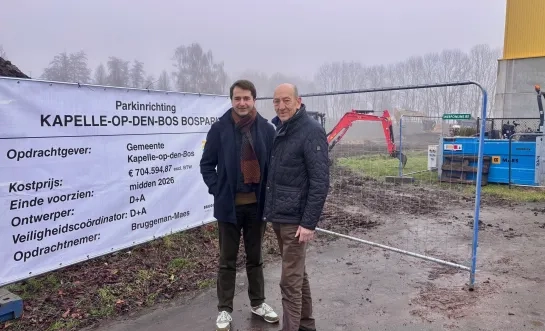 Burgemeester Mathias Diricx en schepen Edward De Wit