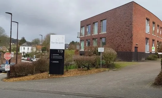 Het gebouw van Orelia in Beersel