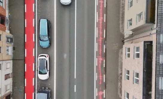 De Auguste Demaeghtlaan in Halle