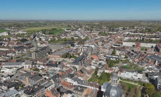 Zicht op Halle