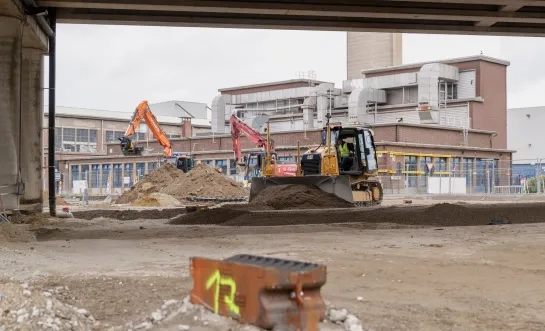 Er wordt gewerkt aan de Strabet-rotonde in Zaventem